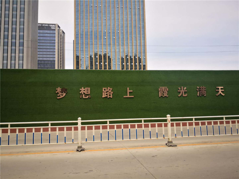 圍擋草坪